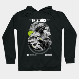 "EXISTENCE" WHYTE - STREET WEAR URBAN STYLE Hoodie